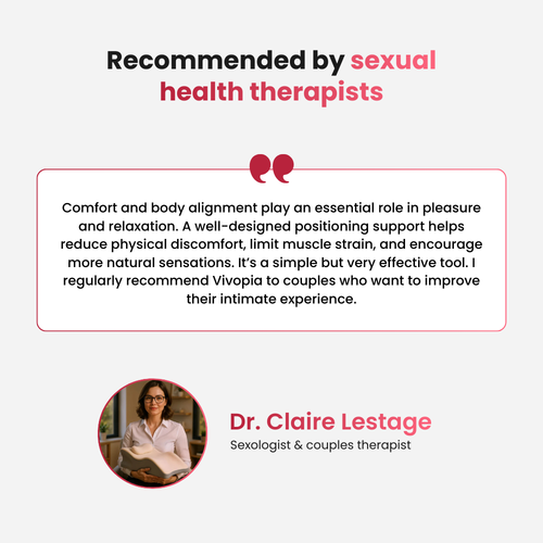 Ergonomický intímny vankúš pre dokonalú polohu 